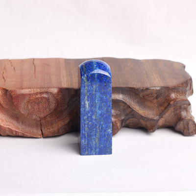 魅晶熱賣推薦-天然青金石印章 阿富汗天然青金石印章原石章料帝王藍(lán) 印章料